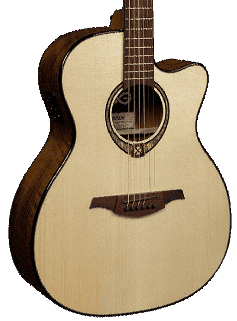 LAG T318ACE Guitarra Electro Acústica Serie Tramontane Formato Auditorium T318ACE
