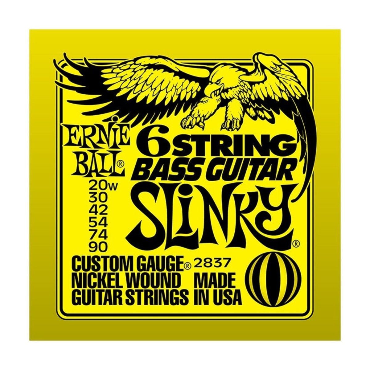 Ernie Ball 2837 Slinky Baritone 6 Cuerdas 20-90 2837
