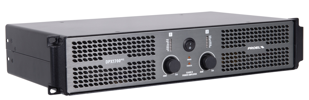 Proel DPX1700PFC.Amplificador de Potencia Clase D con SMPS y PFC DPX1700PFC