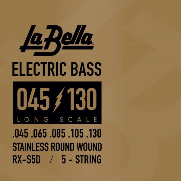 La Bella RXS5D Juego De Cuerdas Para Bajo Eléctrico De 5 Cuerdas Nickel RXS5D