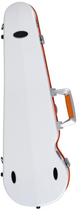 Bam Estuche Violín SUP2002XLWO Ice Supreme Hightech Forma Blanco y Naranja SUP2002XLWO