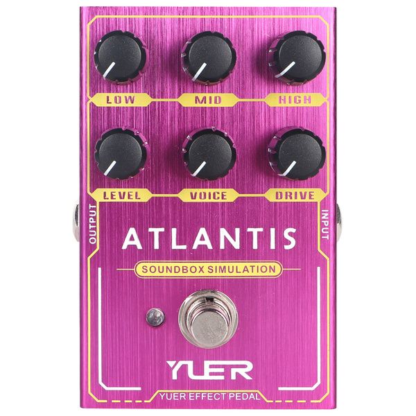 YUER ATLANTIS Pedal Simulador de amplificador ATLANTIS