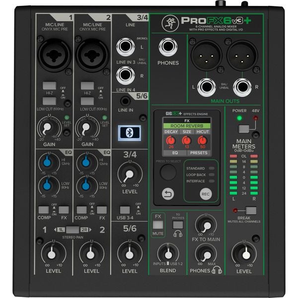 Mackie PROFX6V3+ Mesa de Mezclas Mackie PROFX6V3+ Mesa de Mezclas