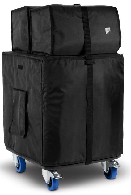 LD Systems DAVE 12 G4X BAG SET Sistema fundas + Transporte DAVE 12 G4X BAG SET - Transporte Juego de ruedas y