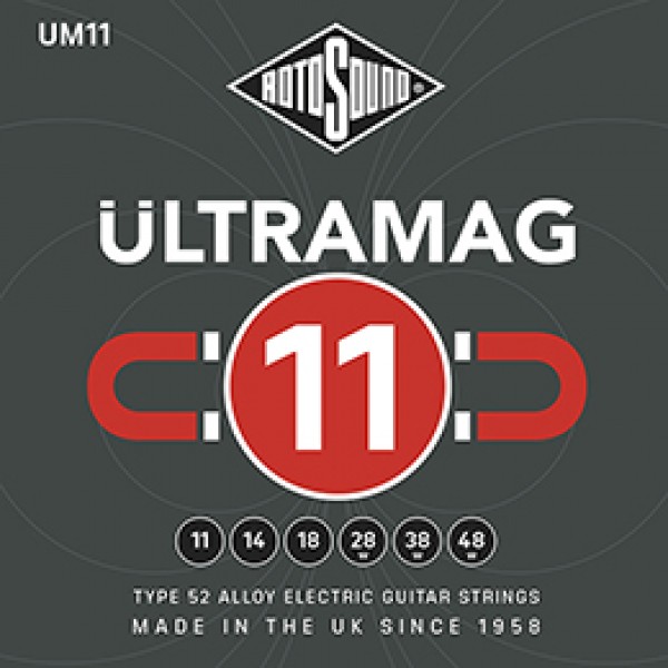 Rotosound Juego De Cuerdas  Ultramag Para Guitarra Eléctrica Um11 UM11