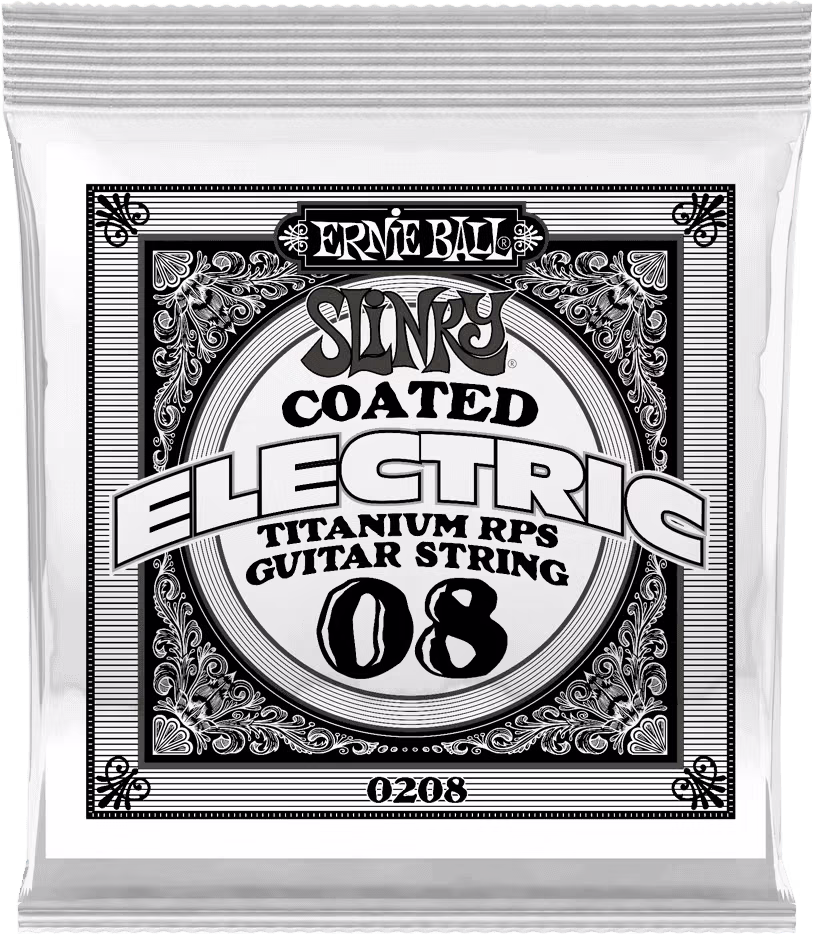 ERNIE BALL Cuerda Eléctrica Slinky Rps Coated Titanium 008 CEB0208