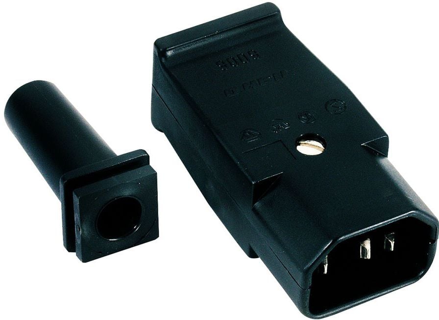 Adam Hall 8102 C Conector aéreo de Alimentación IEC macho 8102 C