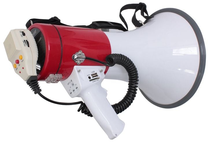 LTC MEGA 50USB Megafono 50w Con USB, SD y AUX MEGA-50USB
