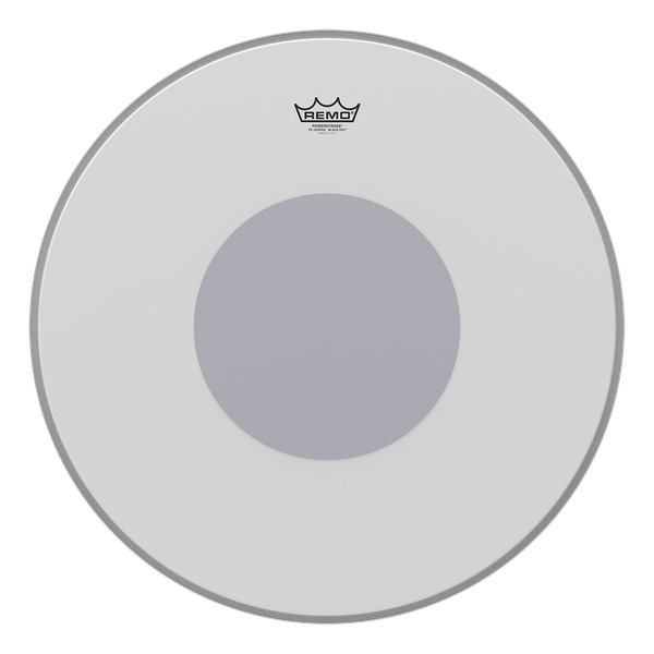 Remo 22" Powerstroke 3 Coated Black Dot Parche para Bombo bombo 22" Powerstroke 3 Coated Black D