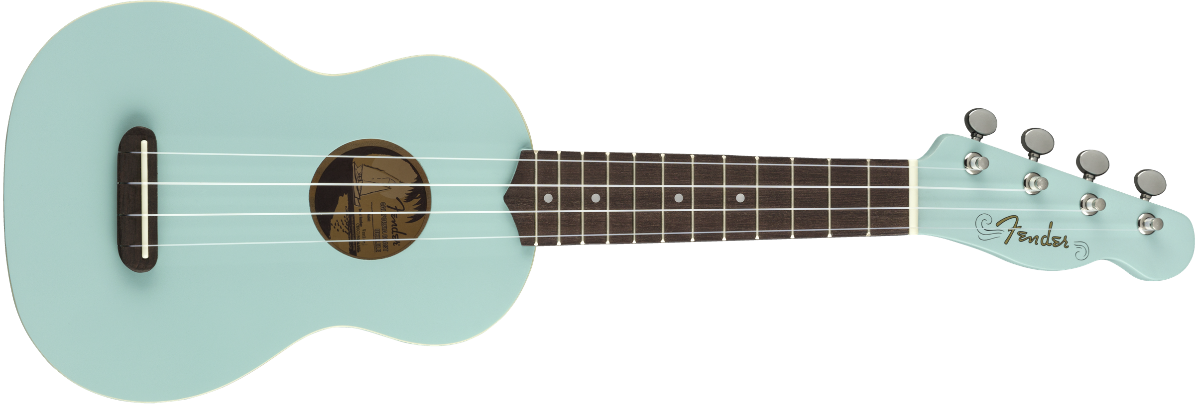 Fender Venice Soprano Ukelele Daphne Blue Venice Daphne Blue