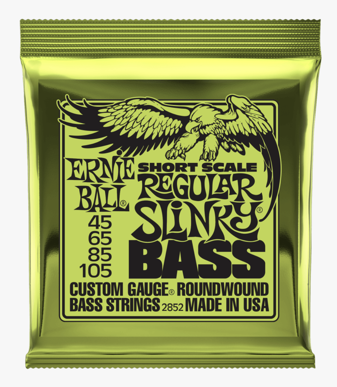 Ernie Ball 2852 Regular Slinky Short Scale Cuerdas Para Bajo 45-105 2852