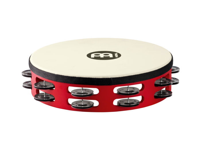 Meinl TAH2BK-R-TF Pandereta 2 Filas Negro/Rojo TAH2BK-R-TF