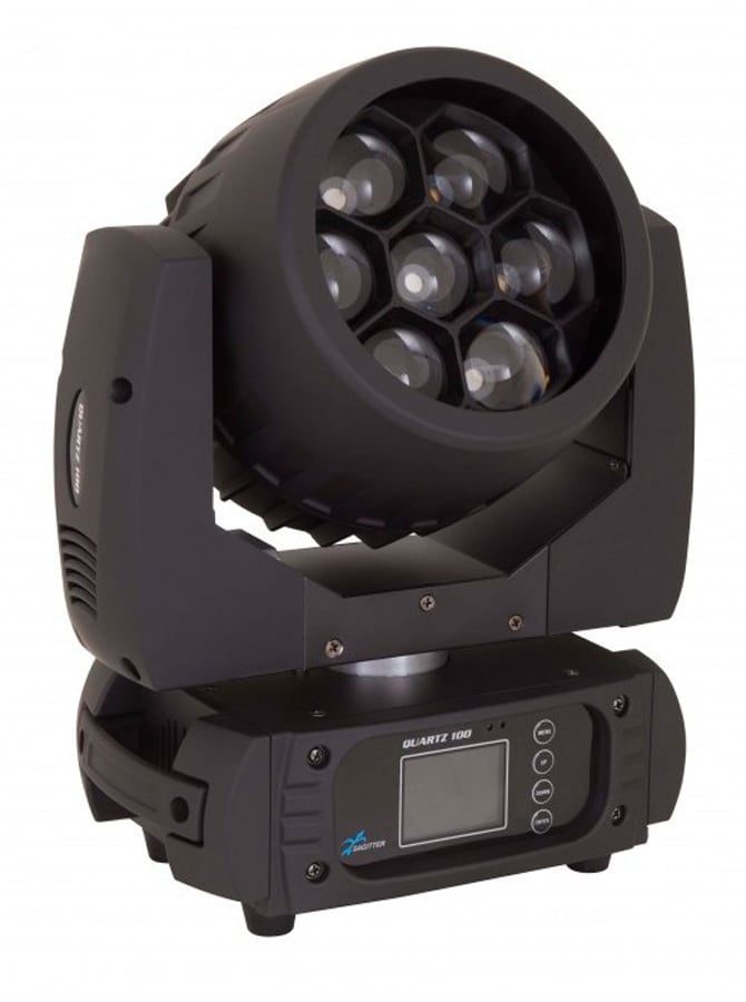 Sagitter QUARTZ100 Cabeza Móvil 7 LED 15 W RGBW Full Color QUARTZ100