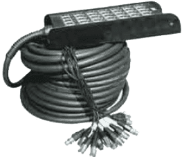 Yellow Cable ECO-H106-10 Cable de 10 Metros de 24 XLR a 4 XLR ECOH106-10