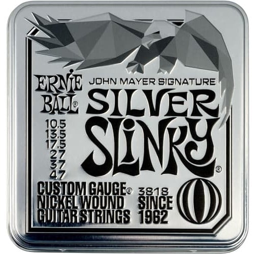 Ernie Ball 2218 Slinky Silver John Mayer Signature 10.5-47 3PACK 2221