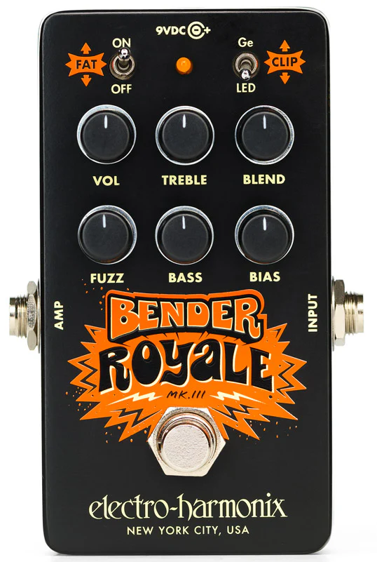 Electro Harmonix Bender Black Pedal Guitarra Electro Harmonix Bender Black