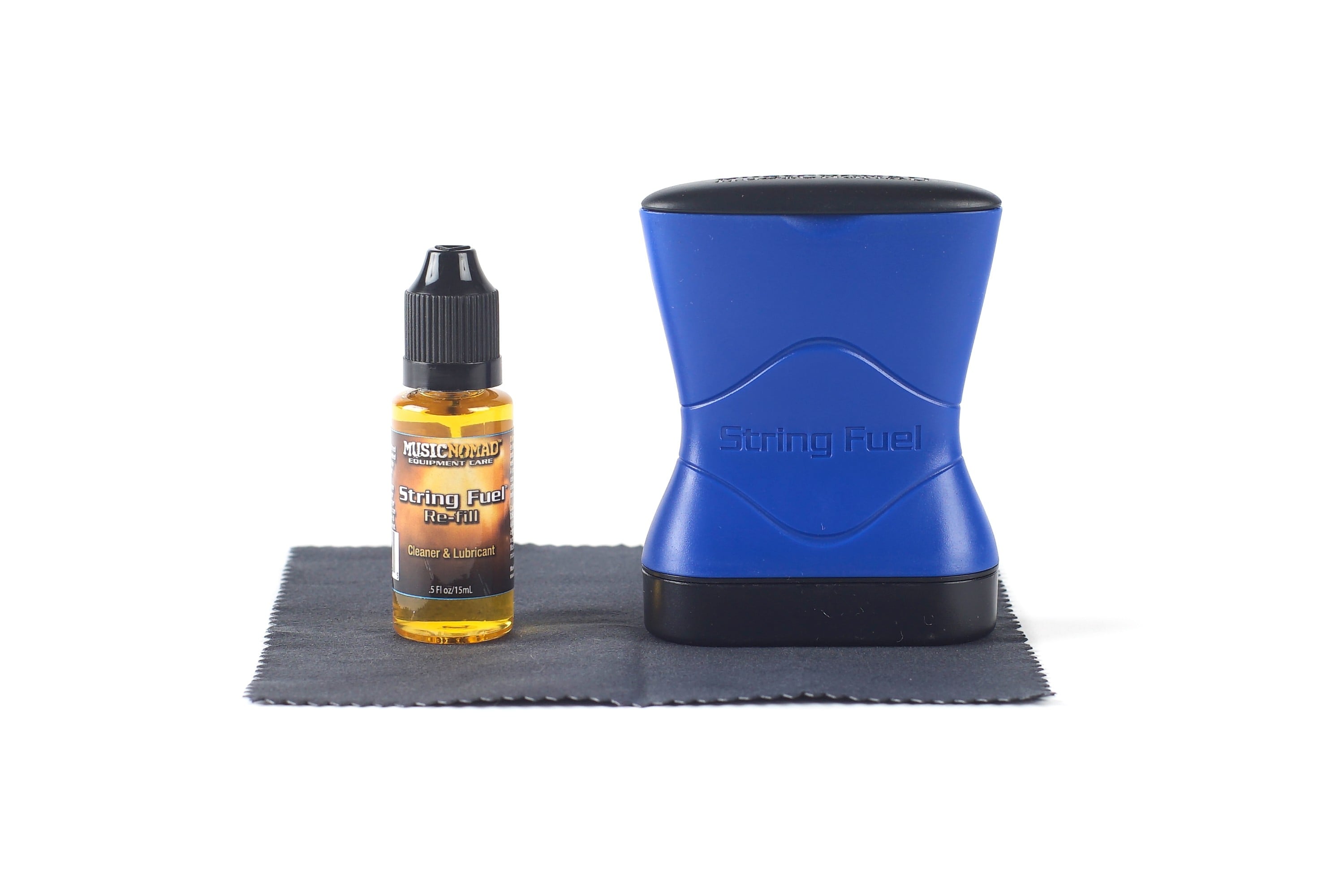 MusicNomad Kit Limpiador De Cuerdas Con Lubricante Sin Silicona , Paño De Micro MN145