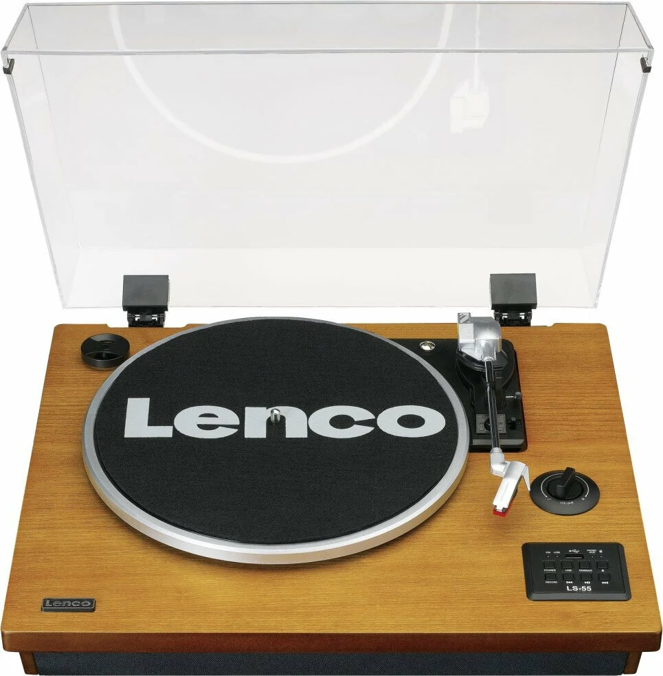 Lenco LS-55WA Giradiscos con Altavoces Integrados y Bluetooth LS-55WA