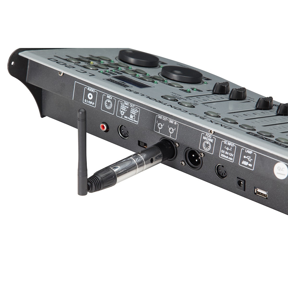Soundsation Transmisor inalámbrico WDX-100 de 2,4 GHz DMX512 para altavoces Sound WDX-100