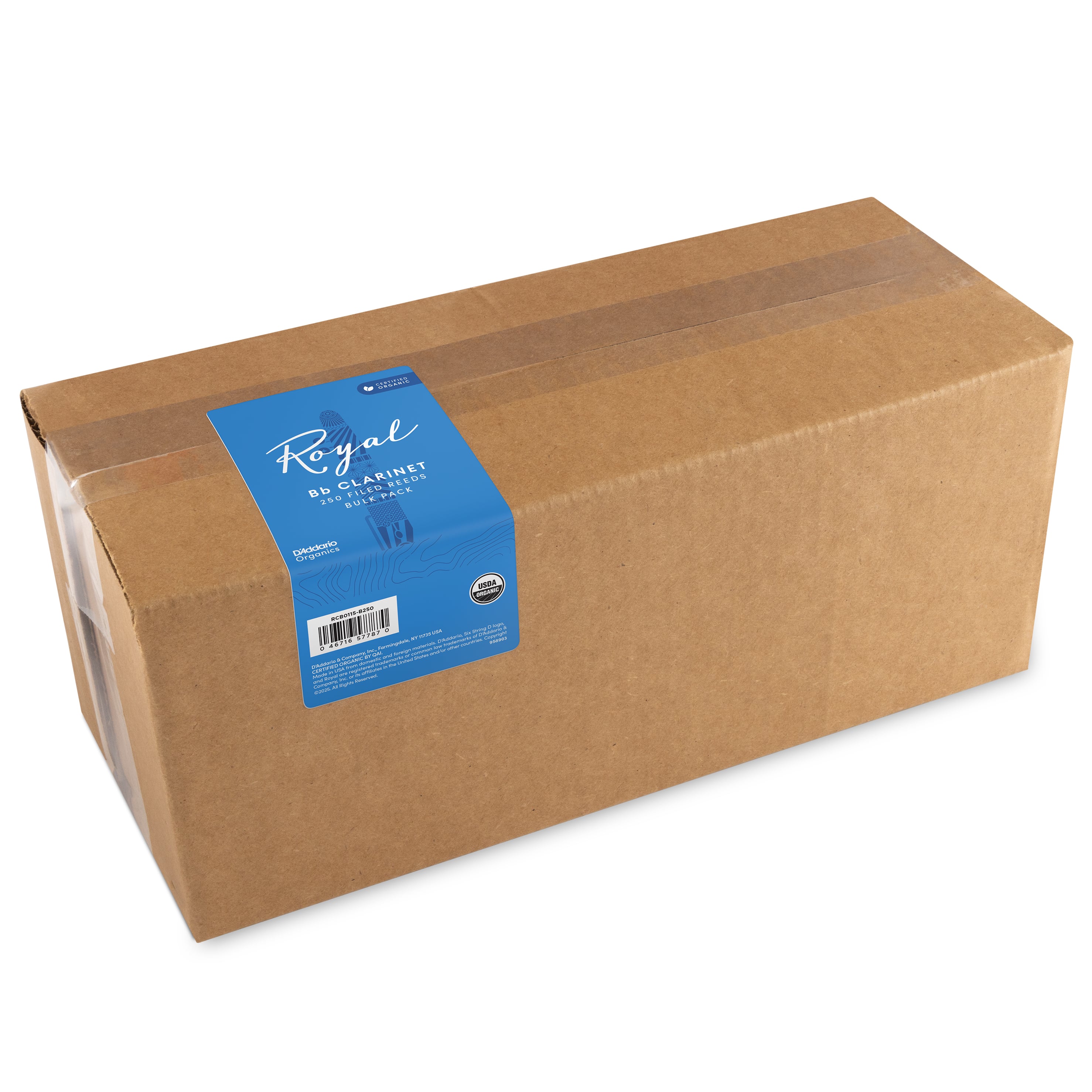 D´addario Ryl, Bb Clar #1.5, 250 Bulk RCB0115-B250