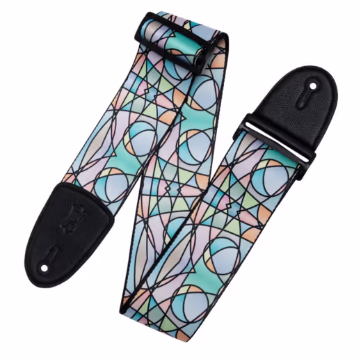 Levy's Correa Stained Glass Series Poly 3\" - Pastel MP3SG-007