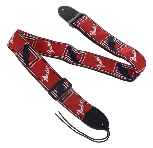 Fender Monogramm Strap RWB Correa para guitarra/bajo Monogramm Strap RWB
