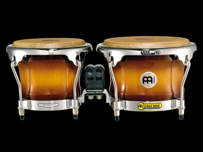 Meinl FWB400GAB Set de Bongos 7" + 8" 1/2 Gold Amber Sunburst FWB400GAB
