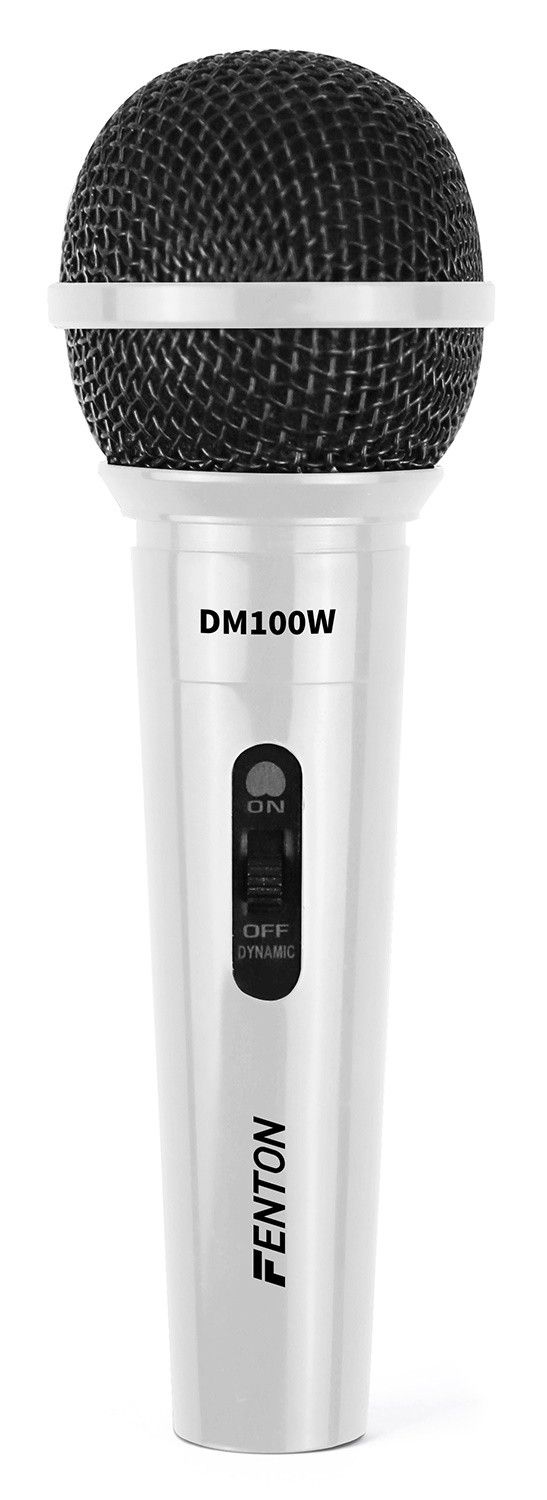 FENTON DM100W Micrófono Dinámico Blanco 173129 DM100W