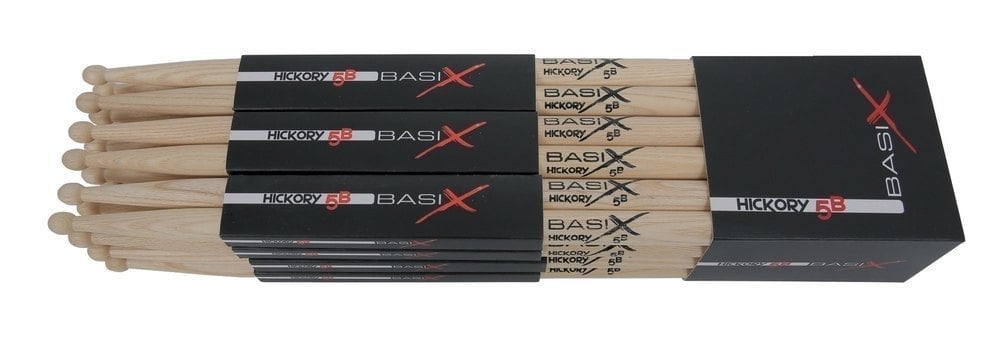 Gewa F822062 Baquetas Basix Nogal 5B Pareja Baquetas F822062