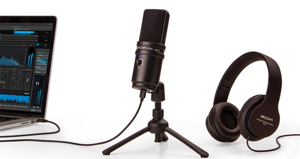 Zoom ZUM-2PMP Kit Podcast USB con Micrófono USB ZUM-2PMP