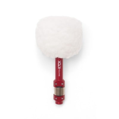 Ahead AHSKVB Vintage BOMBER Beater  Maza de bombo AHSKVB Vintage BOMBER Beater, White Fleece over Hi