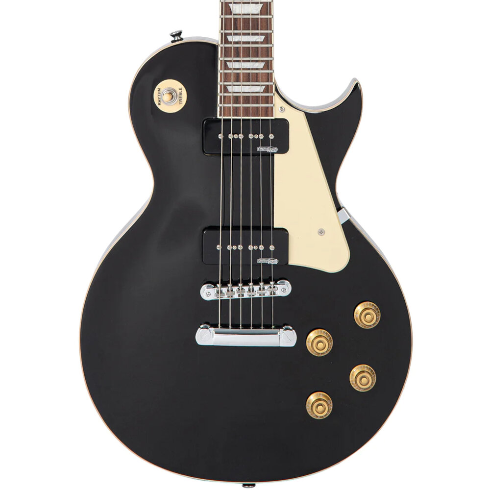 Vintage V100P Gloss Black Guitarra Eléctrica Vintage V100P Gloss Black