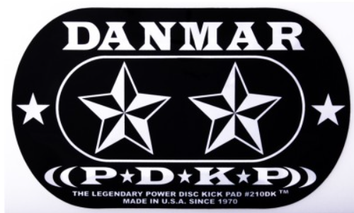 Danmar Percussion Double kick bass drum impact pad Stars Refuerzo para parche de bombo Double kick bass drum impact pad Stars Refuerzo pa