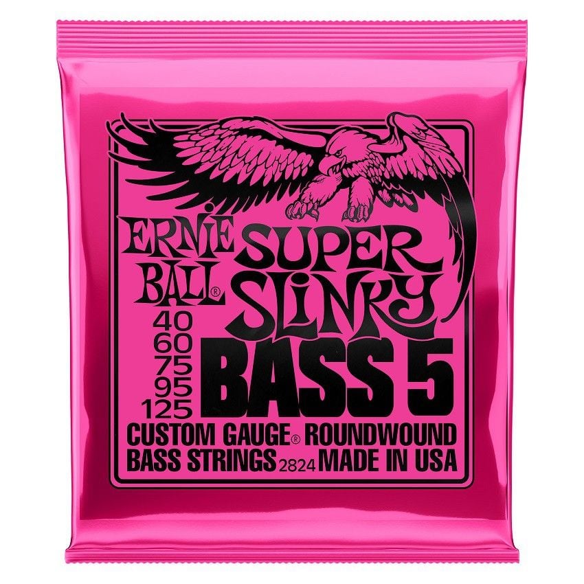 Ernie Ball 2824 Slinky Cuerdas Para Bajo 40-125 2824