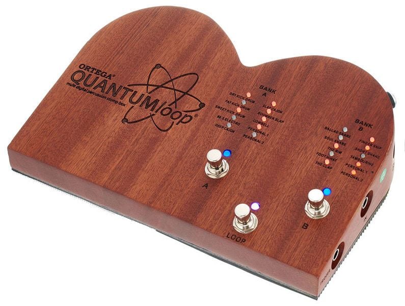 Ortega QuantumLoop Pedal de Percusión Digital Quantum-Loop