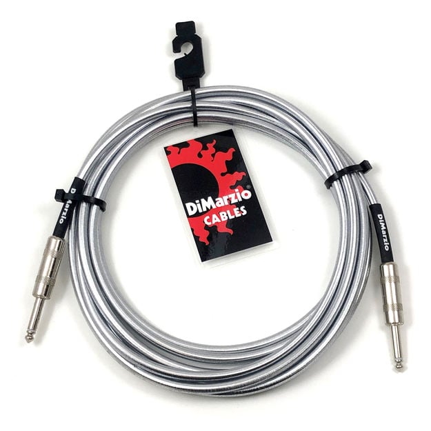DiMarzio EP1715M Cable de Instrumento Cromado 4,5 Metros EP1715SSSM