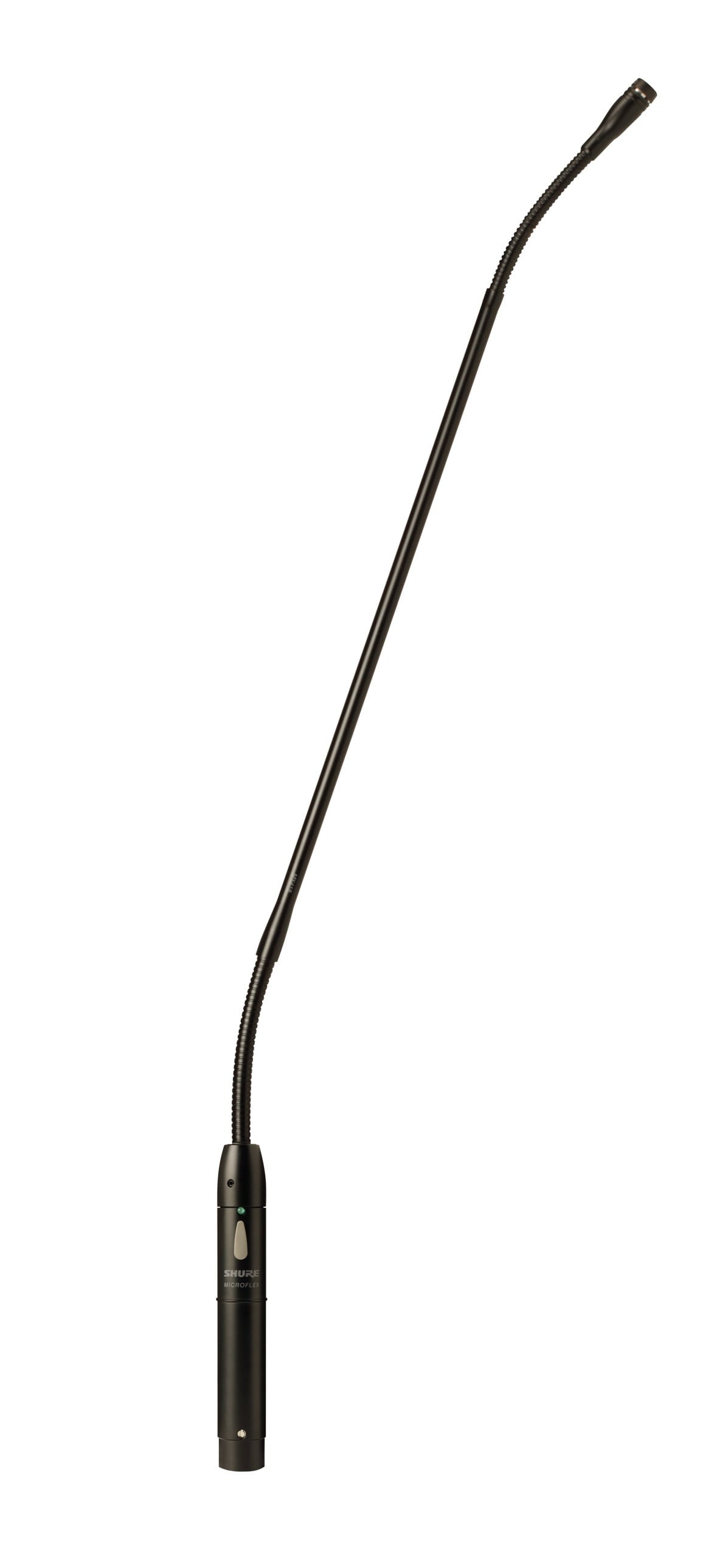 SHURE MX418S/N Micrófono Flexo 45cm para conferencias. Interruptor y Led Sin capsula MX418S/N
