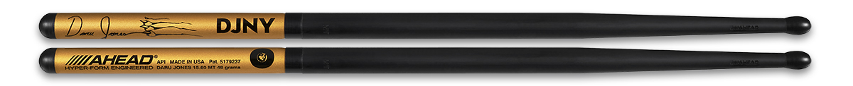 Ahead DJ Daru Jones "Gold Handle" (MT) 16.00" Baquetas Bateria DJ Daru Jones "Gold Handle" (MT)