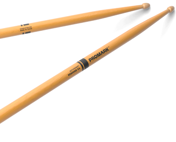 ProMark R5AAGC Rebound 5A ActiveGrip Clear Hickory Drumstick Baquetas Batería R5AAGC