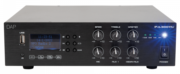 DAP Audio PA-380TU 80W 100V Amplificador PA-380TU