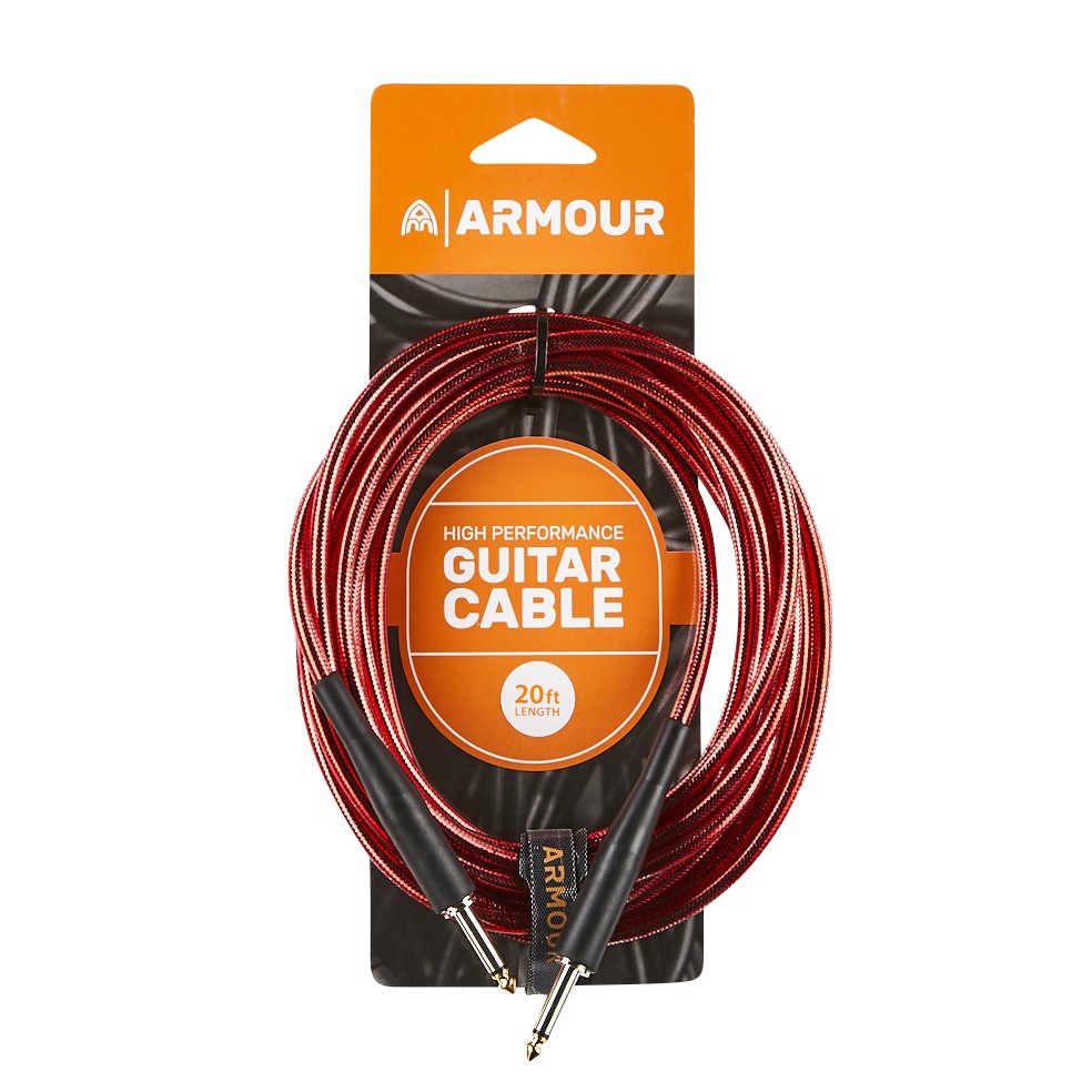 Armour GC20R    Jack 6M Rojo Transparente  Ashton GC20R