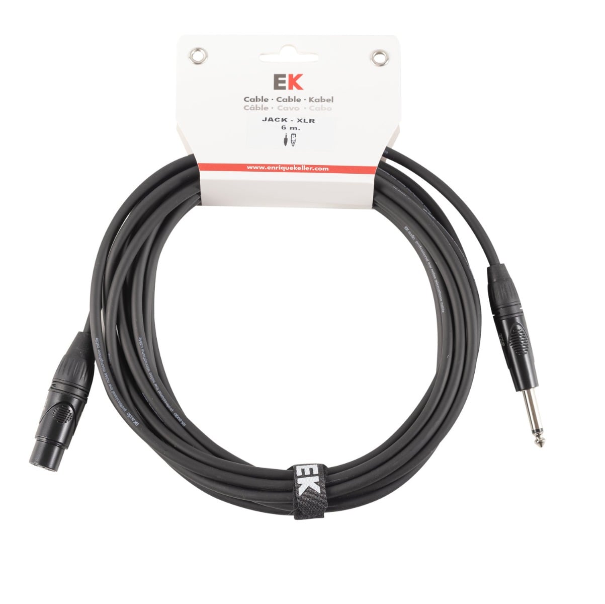 EK Audio Cable Para Micrófono Jack - Xlr Hembra 6 M PXJ0016