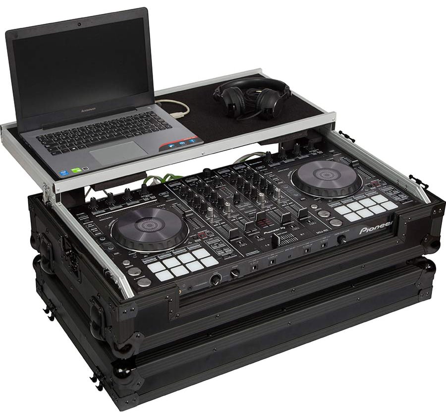 Walkasse WMC-PRO8BK Flight case para controlador Dj Pioneer DDJ800 / DDJSX3 WMC-PRO8BK