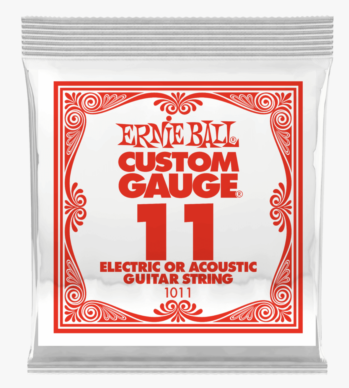 Ernie Ball 1011 Slinky Plana Cuerda Para Guitarra Electrica 0.11 1011 SLINKY