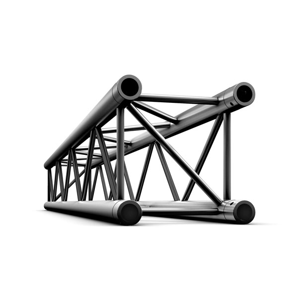 Showtec Straight 1000mm Tramo Cuadrado Recto Negro para Truss GQ30100B Straight 1000mm GQ30100B