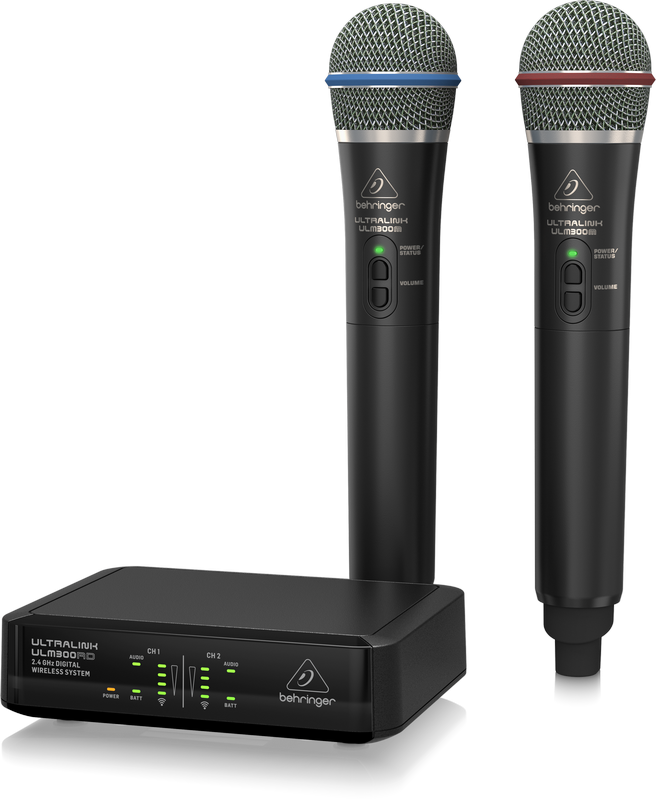 Behringer ULM302MIC Micrófono Inalambrico Doble Mano 2.4 GHz ULM302MIC