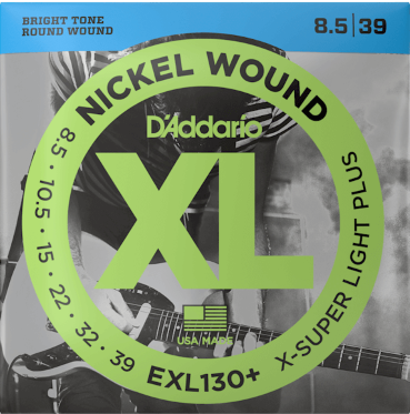 D Addario EXL130+ Cuerdas de Guitarra Eléctrica Extra Superligeras EXL130+