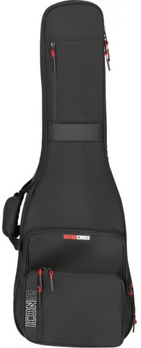 Gator HGAG-ICONTTELEC-BLK Funda doble guitarra eléctrica HGAG-ICONTTELEC-BLK