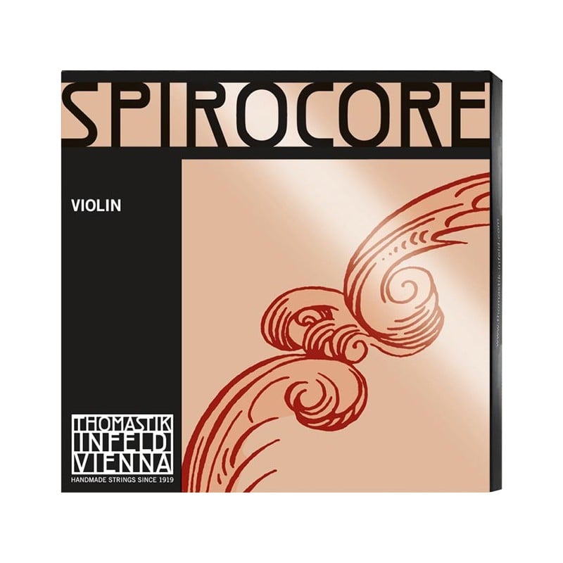 Thomastik Cuerda de violín Spirocore 4ª Sol plata Medium ACCVSP4ªS14