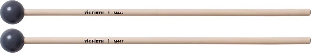 Vic Firth Mazas M447 Vf Teclado Articulate Series Pvc- Hard (1 1/8\") PVFM447